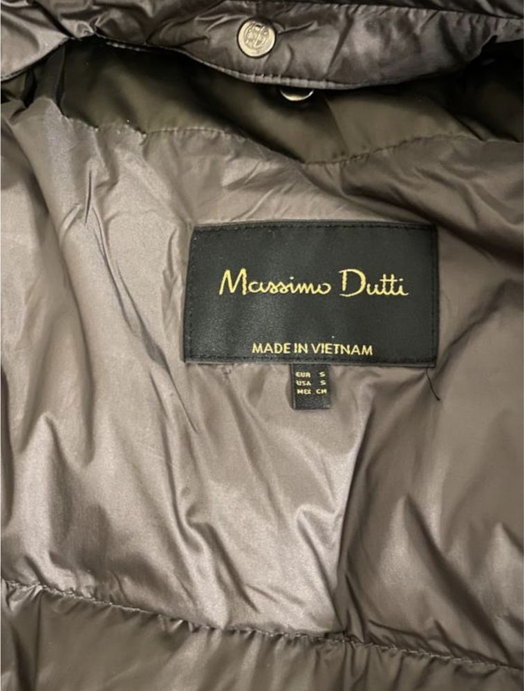 Легкий пуховик “Massimo Dutti”, натуральний пух