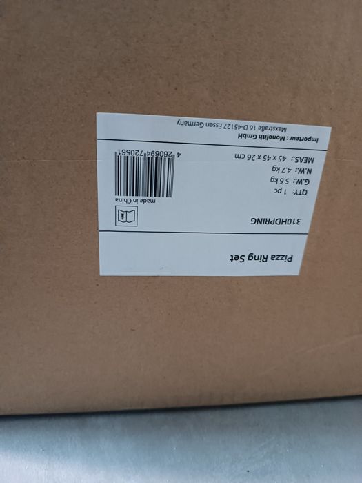 Pierścień+kamień do pizzy na grilla nowy