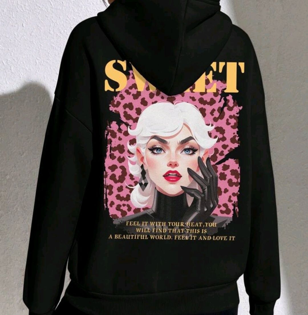 Sweat com capuz "Sweet" - M (Nova)