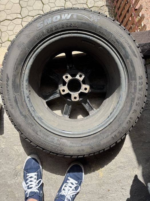 Komplet opon zimowych+felgi do bmw e39