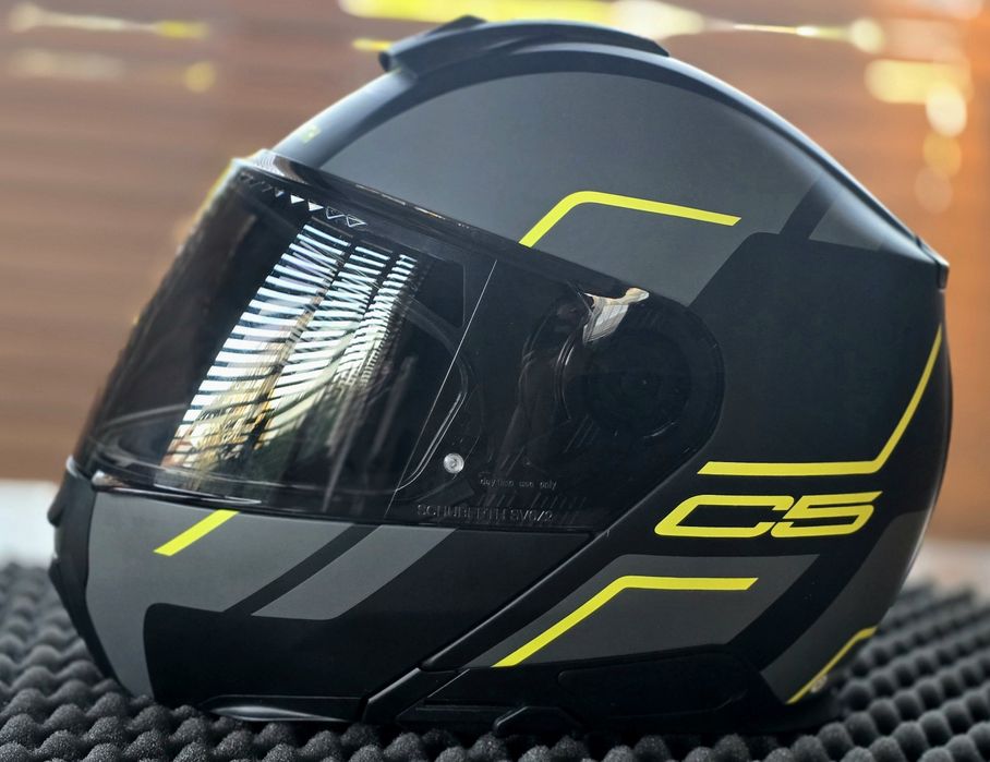 Kask szczękowy Schuberth C5 MASTER YELLOW rozm. XL