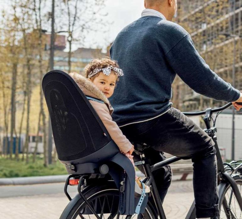Cadeirinha + 9 meses (22Kg) para suporte de bicicleta Qibbel