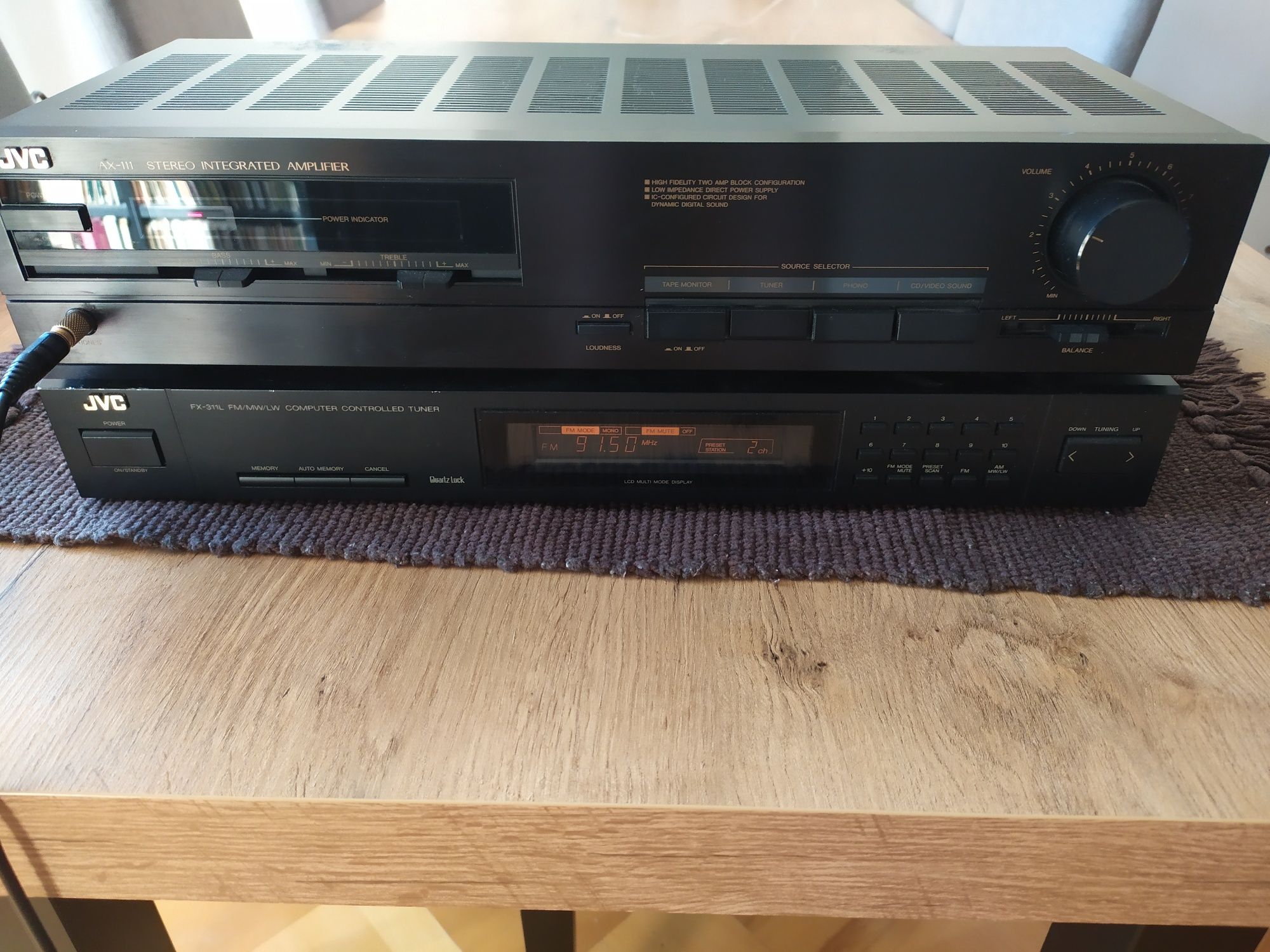 Wzmacniacz JVC A111+tuner JVC FX 311L Japan