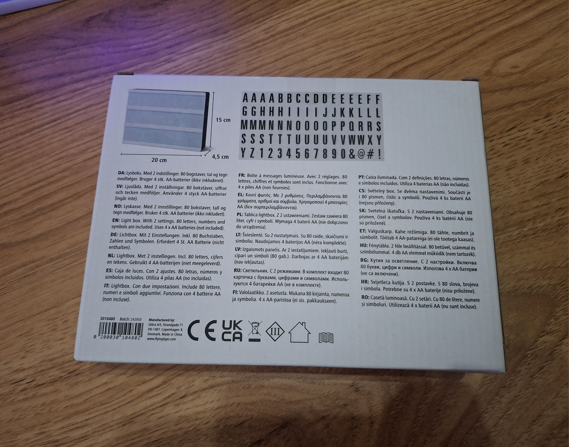 Lysboks - Light box