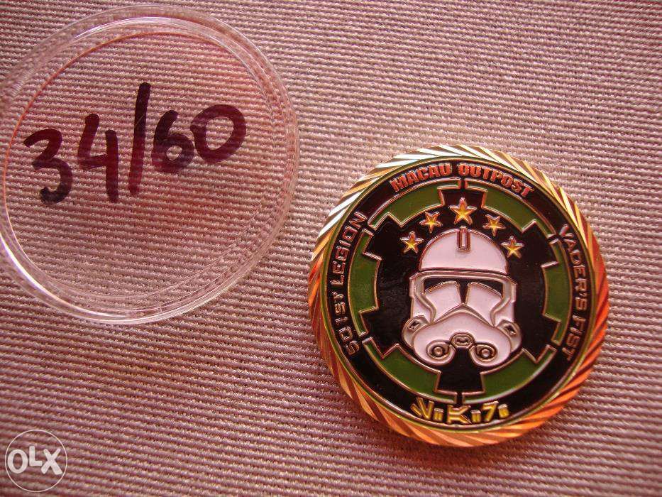 501st legion Macau, Moedas ou medalhas