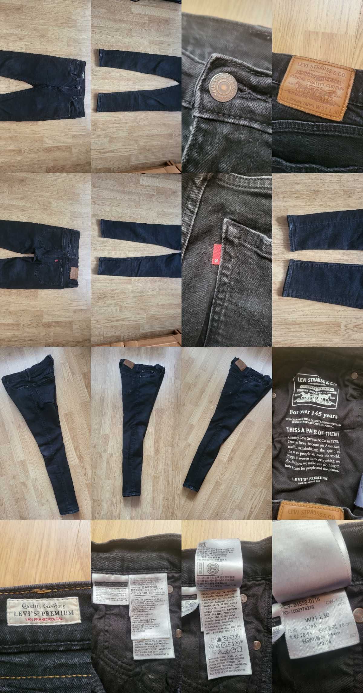 Spodnie Jeans Levi's Levis model Lot Skinny Taper