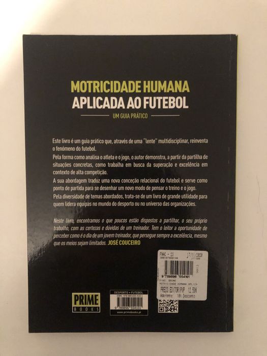 “Motricidade Humana Aplicada ao Futebol – Um Guia Prático”
