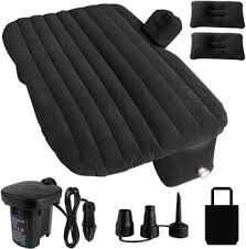 Надувной автомобильный матрас на заднее сиденье с подушками, матрац