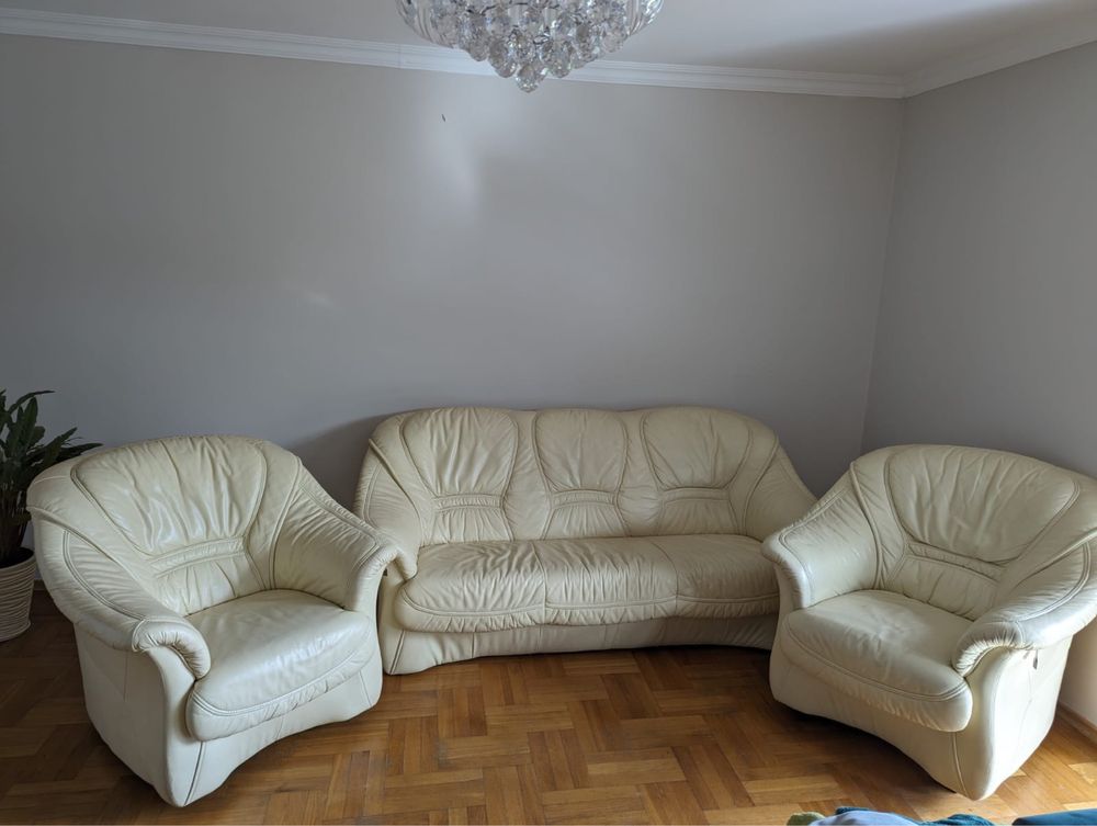 Sofa + 2 fotele wypoczynek