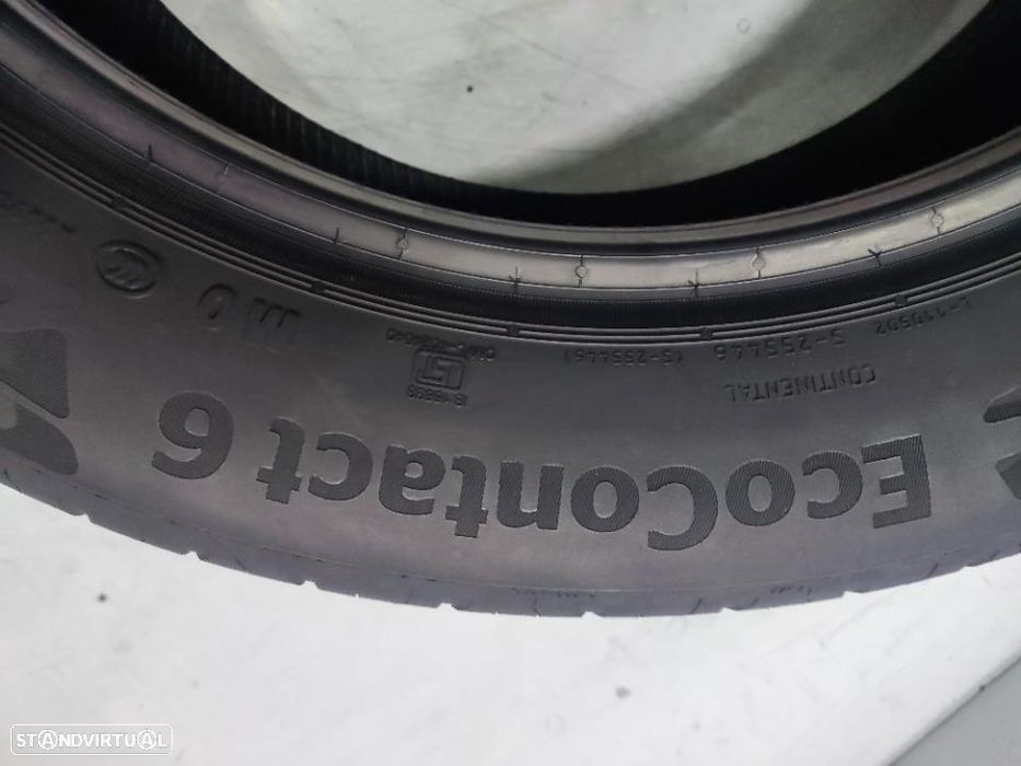 2 pneus semi novos 205-55r17 continental - oferta dos portes