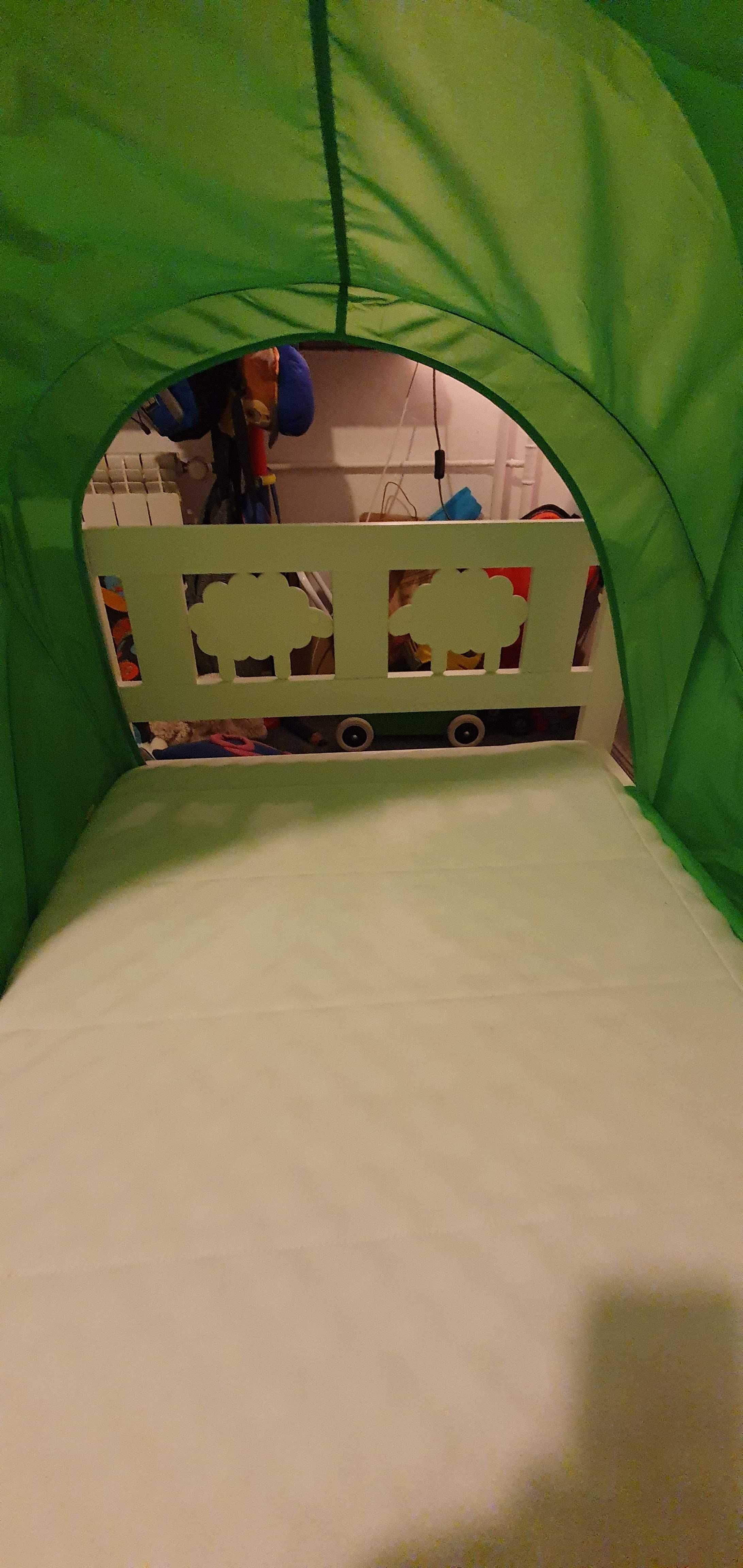 Łóżko dziecięce z materacem Ikea KRITTER 70x160