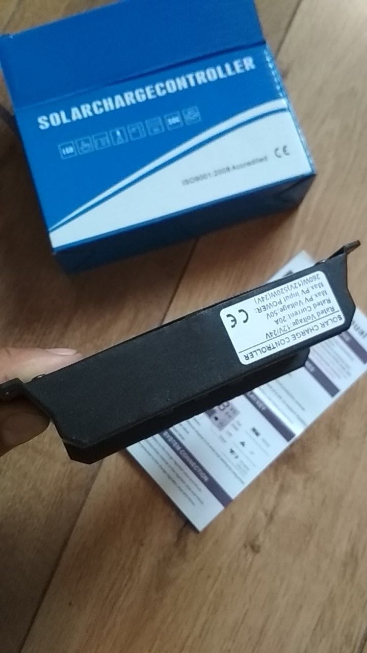 Controlador Carga Solar fotovoltaico, 20A