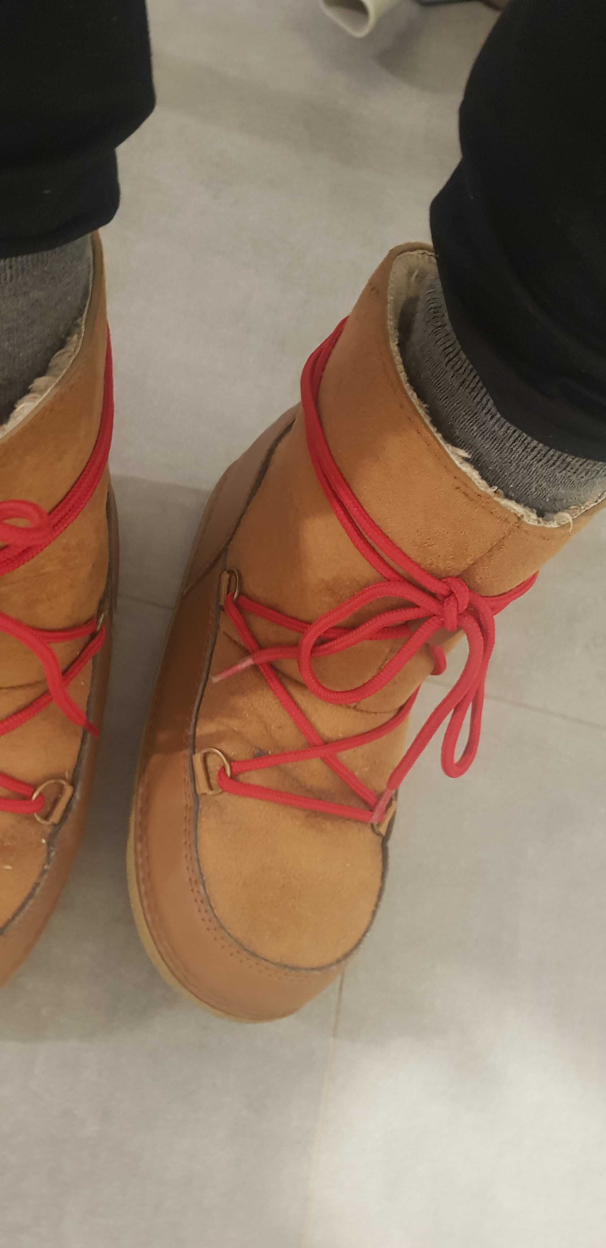 Buty śniegowce wiązane mukluki boots new yorker