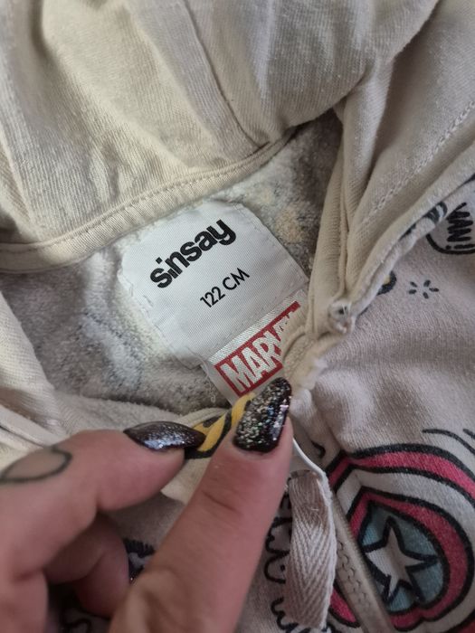 Dres chłopięcy komplet bluza rozpinana spodnie Avengers Sinsay 122