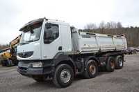 Renault KERAX 460 DXI, 8X4  Wywrotka Renault, Kiper Meiler Bordmatik