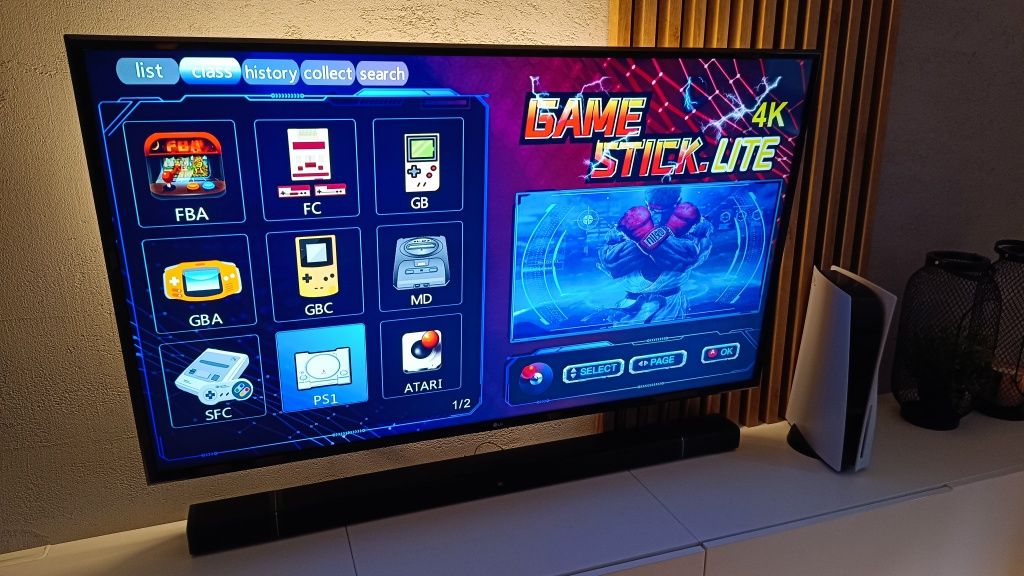 Konsola Retro HDMI, Game Stick 2 pady, Pegasus PS1 Atari itd. Mario