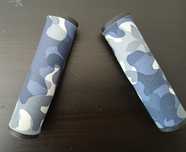 Punhos Bicicleta Camuflados - Azuis
