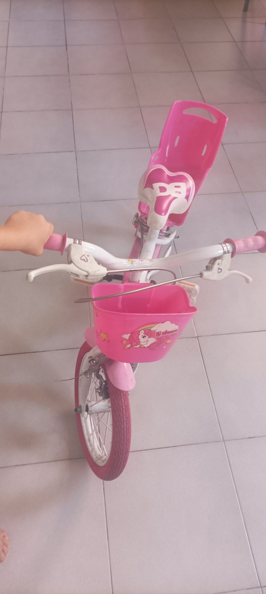 Bicicleta menina Roda 14 Unicórnio