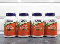 Now Foods, Liver Refresh (90-180 капс.), очистка печени, силимарин NAC