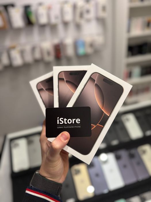 NOWY iPhone 16 PRO MAX 256 GB • Desert Titanium • GWARANCJA • plomba