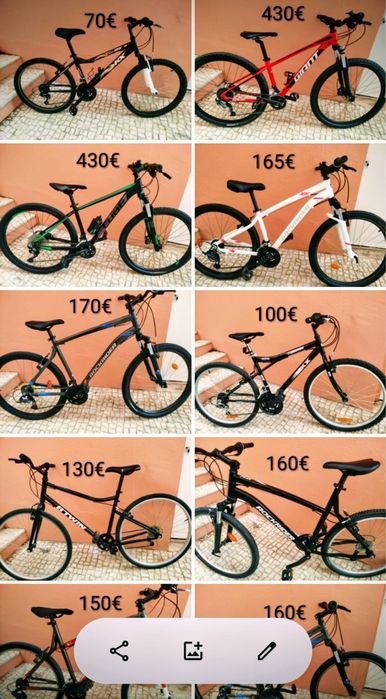 Biciclatas desde 50€ como novas