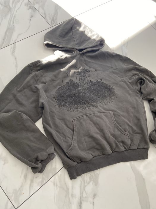 szara bluza z kapturem an-appendage