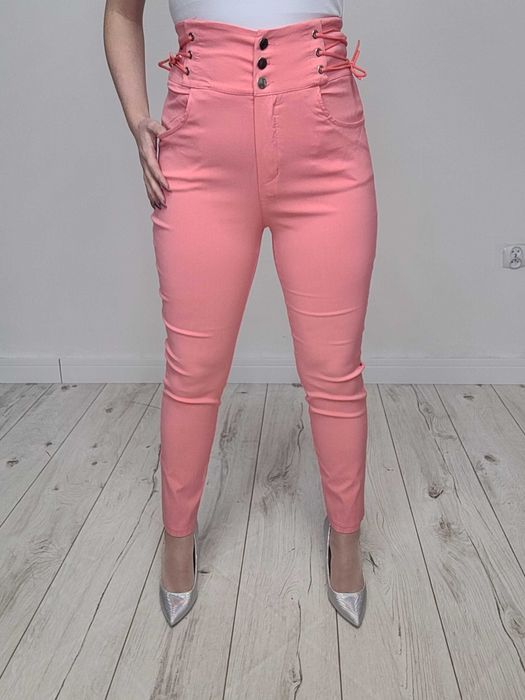 NOWE SPODNIE elastyczne wyszczuplające wysoki stan TY KUPUJESZ rozm M