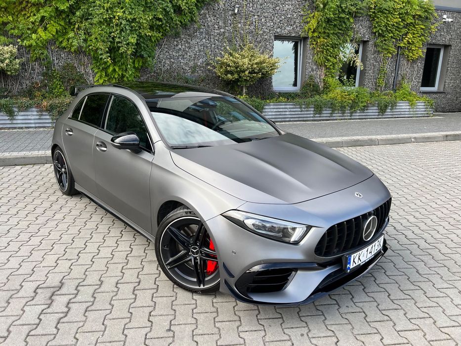 Mercedes-Benz Klasa A A45 S AMG 4 MATIC Salon PL na gwarancji, bezwypadkowy, Full wersja