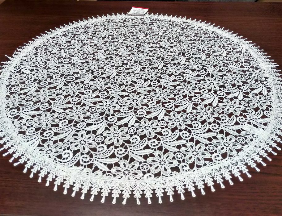 Obrus koronkowy z gipiury 60x60 cm