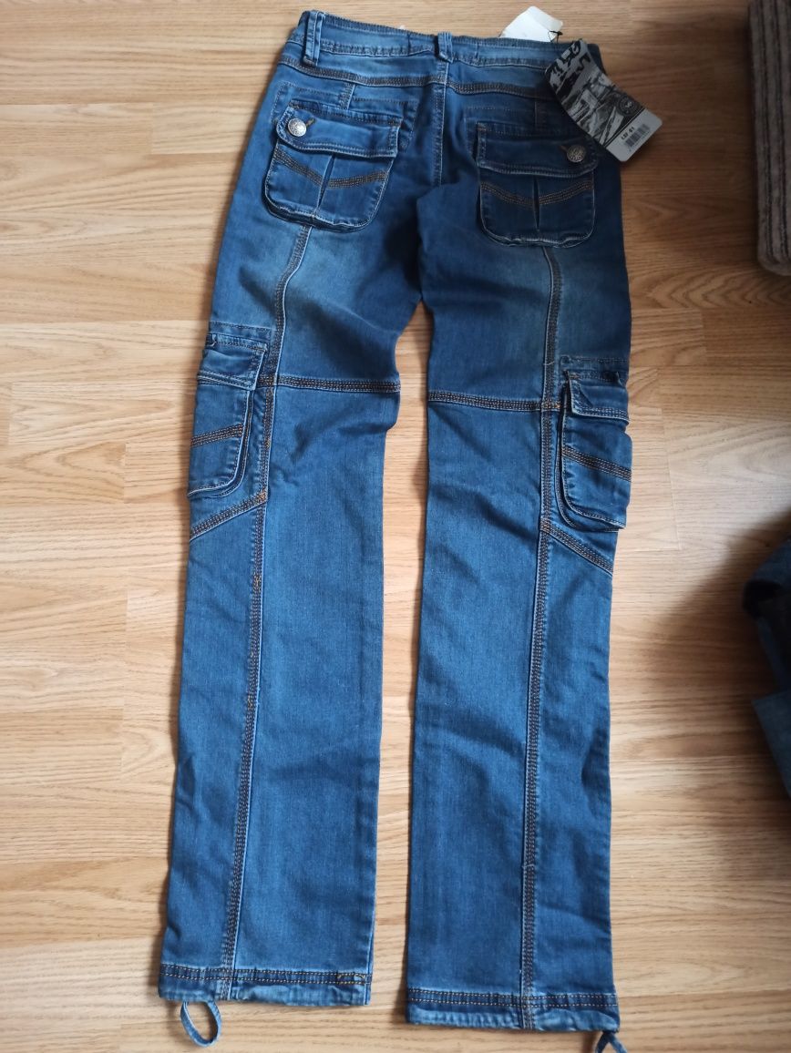 Spodnie damskie r.27 nowe jeansy