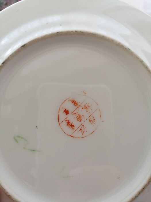 Terrina, taça e prato porcelana chinesa