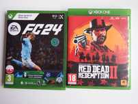 XBOX ONE + xbox SERIES X FC24 PL w stanie BDB / RDR II PL gry xbox