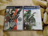 Gry Metal gier solid 2 3 PS2 PlayStation 2 wydania angielskie