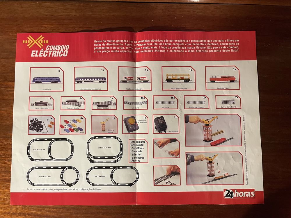 Comboio eléctrico Mehano 24 Horas