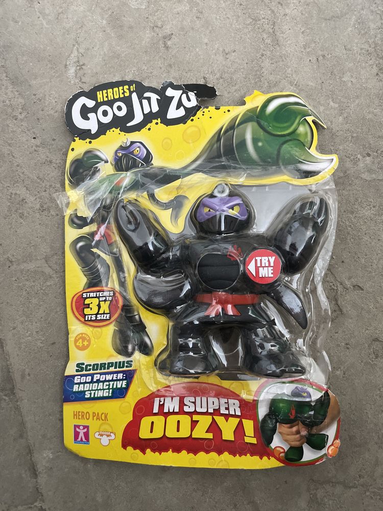 Goo Jit Zu Scorpius Heroes figurka do zgniatania