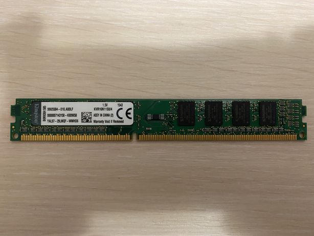 Оперативная память Kingstone 4 Гб DDR3 (1600 МГц)