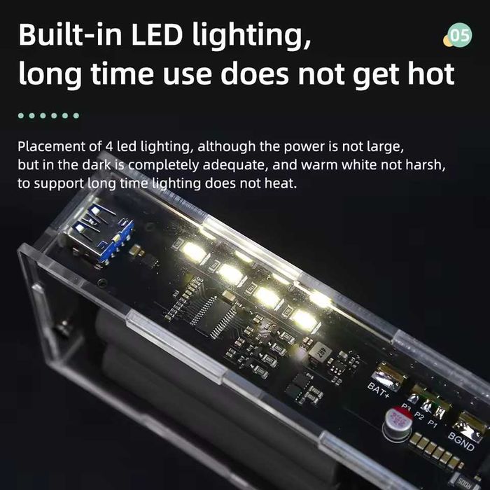 [45w] DIY powerbank [4x21700]