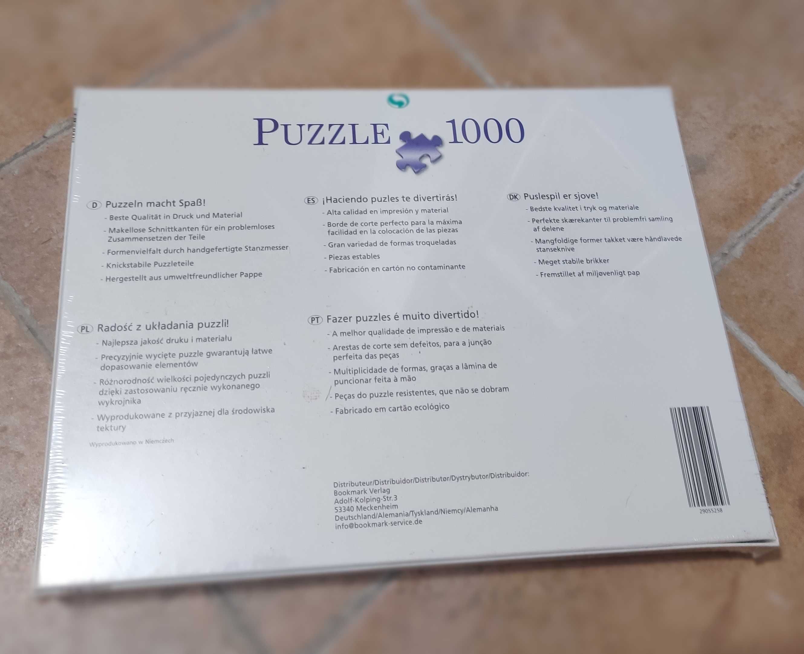 Puzzle 1000 pç NOVO - Farol nas dunas - embalagem selada.