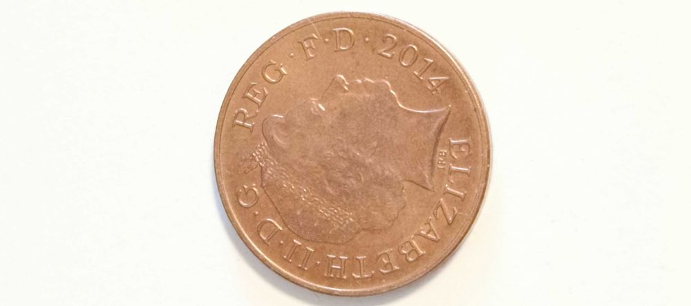 2 пенсе Two  Pence 2 2014 Elisabeth II Великобритания