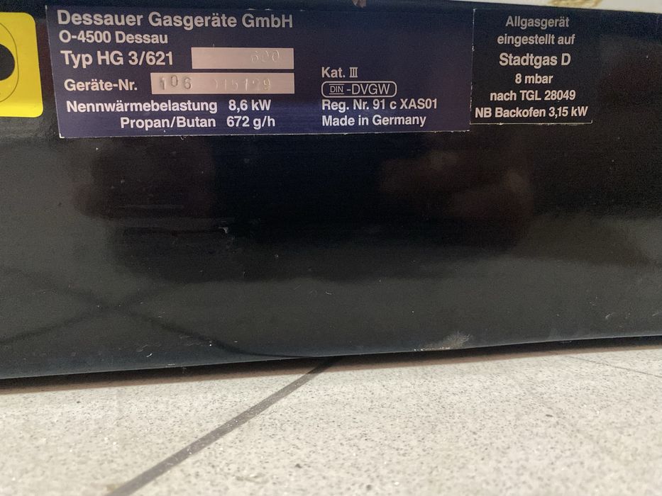 Газовая плита Dessauer