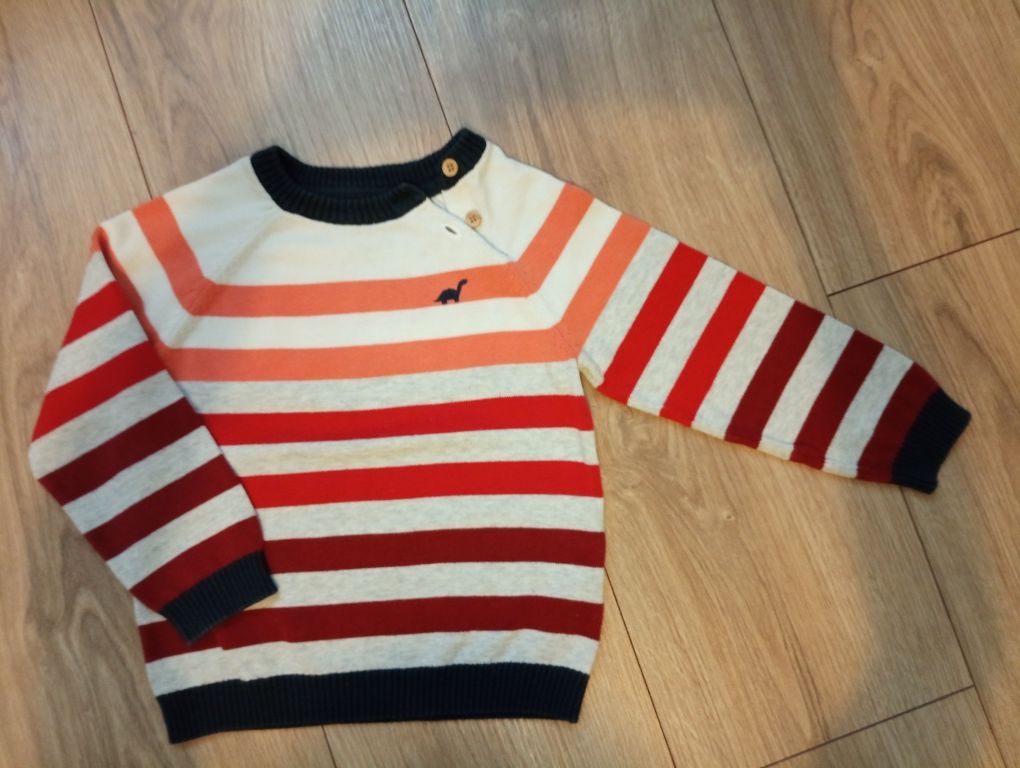 Bawełniany sweterek dla chłopca 86