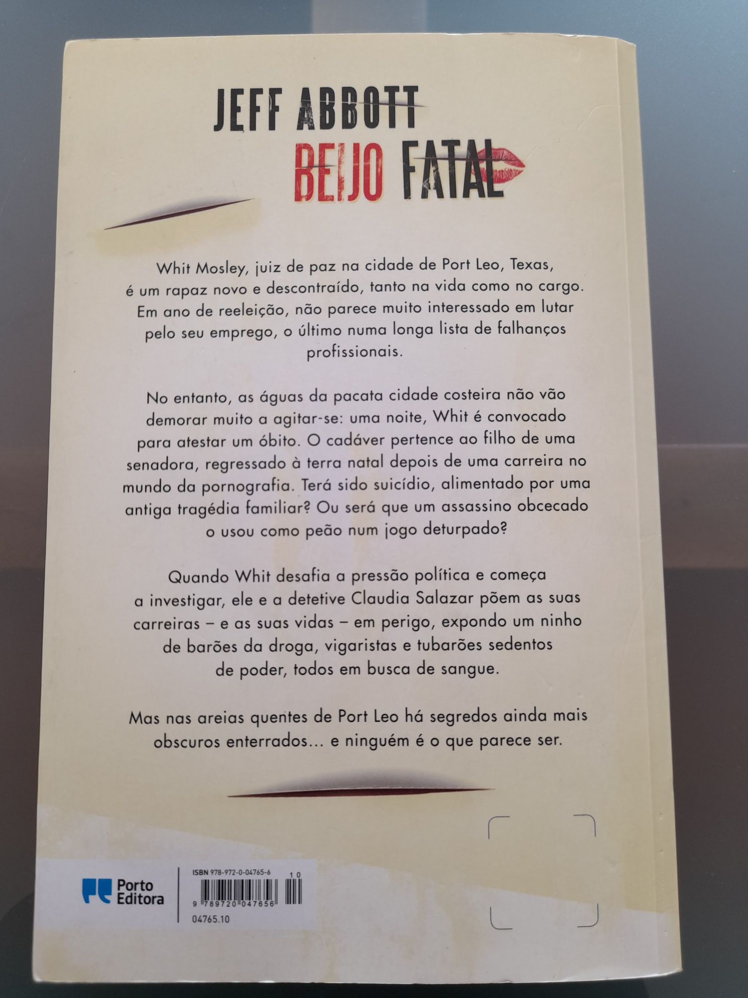 Livro - "Beijo Fatal" de Jeff Abbott