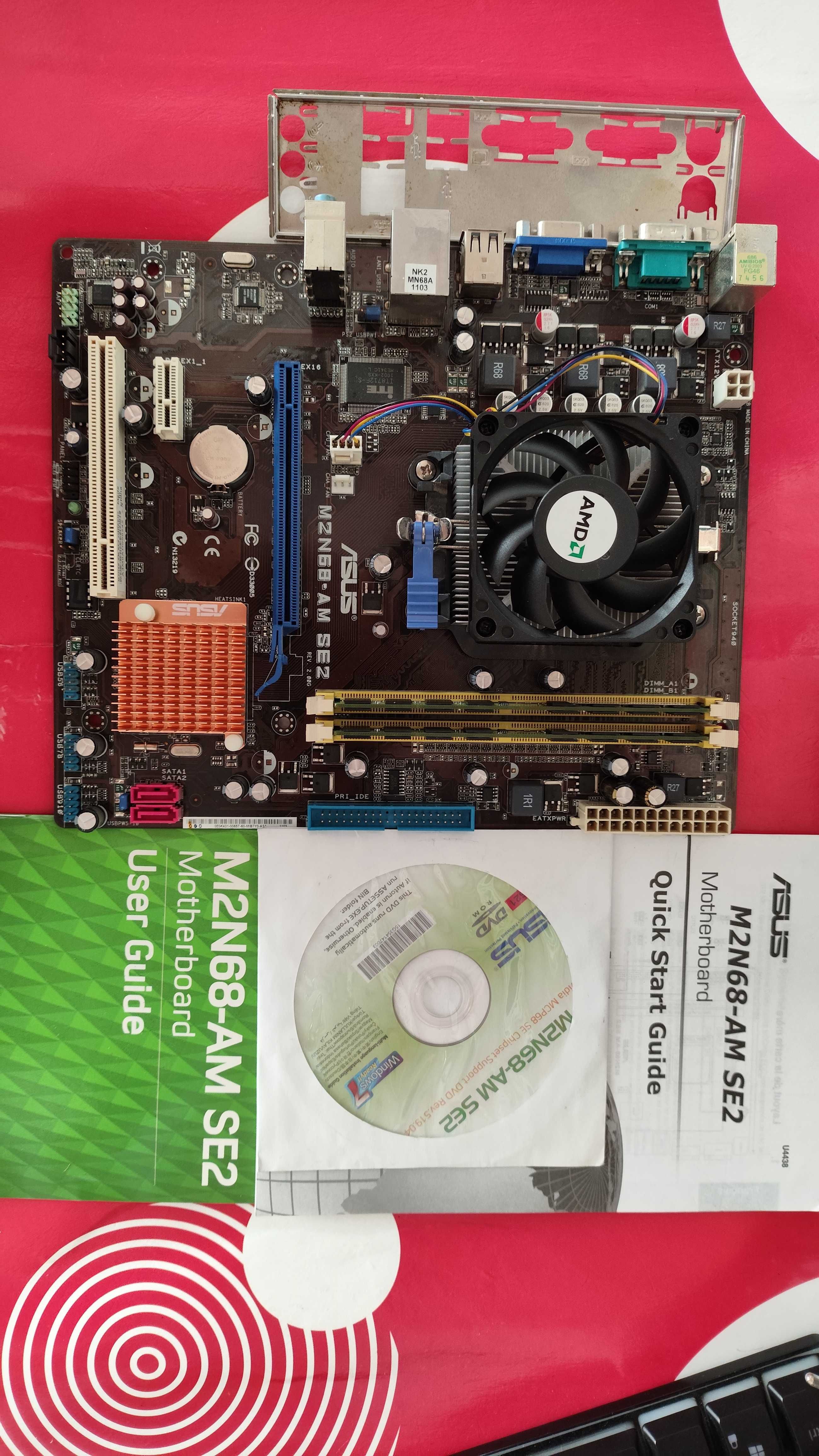Комплект материнка + оперативка, охолодження AMD AM2 AM3 та ін
