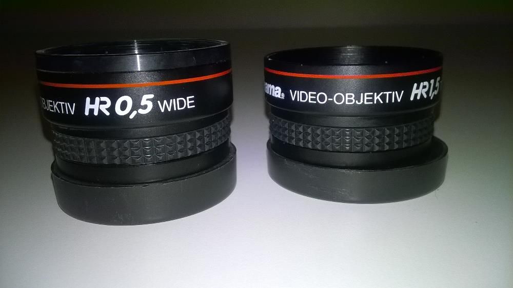 Hama - Video objetiv HR 0.5 wide - HR 1.5 tele