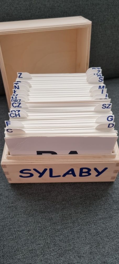 Sylaby, karty logopedyczne
