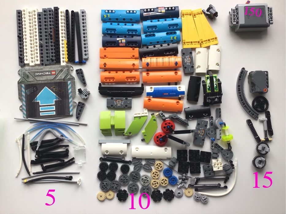 Лего, lego technic детали поштучно