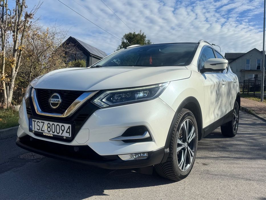 Nissan Qashqai *** 1.3 T-Dig 140 KM**Panorama**Navi**Kamera 360**Biała Perła ***