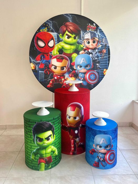 Aluguel de kit pegue e monte para festas