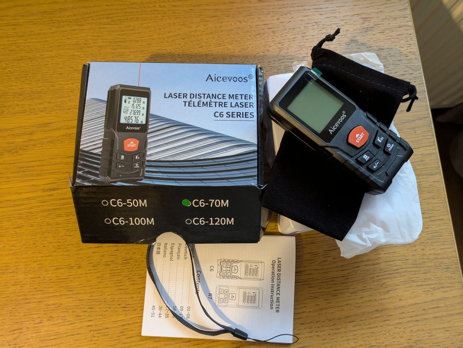 Laserowy miernik odległości Aicevoos C6-70M NOWY