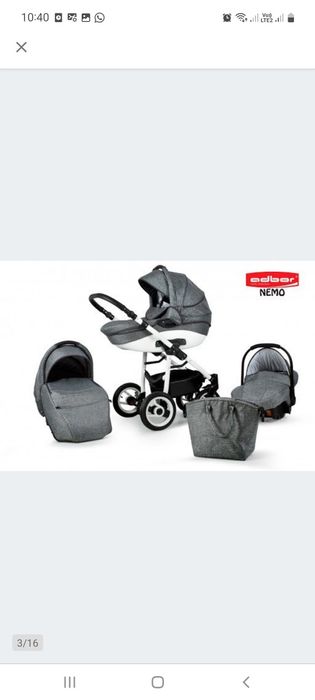 Wózek dziecięcy ADBOR NEMO 3W1